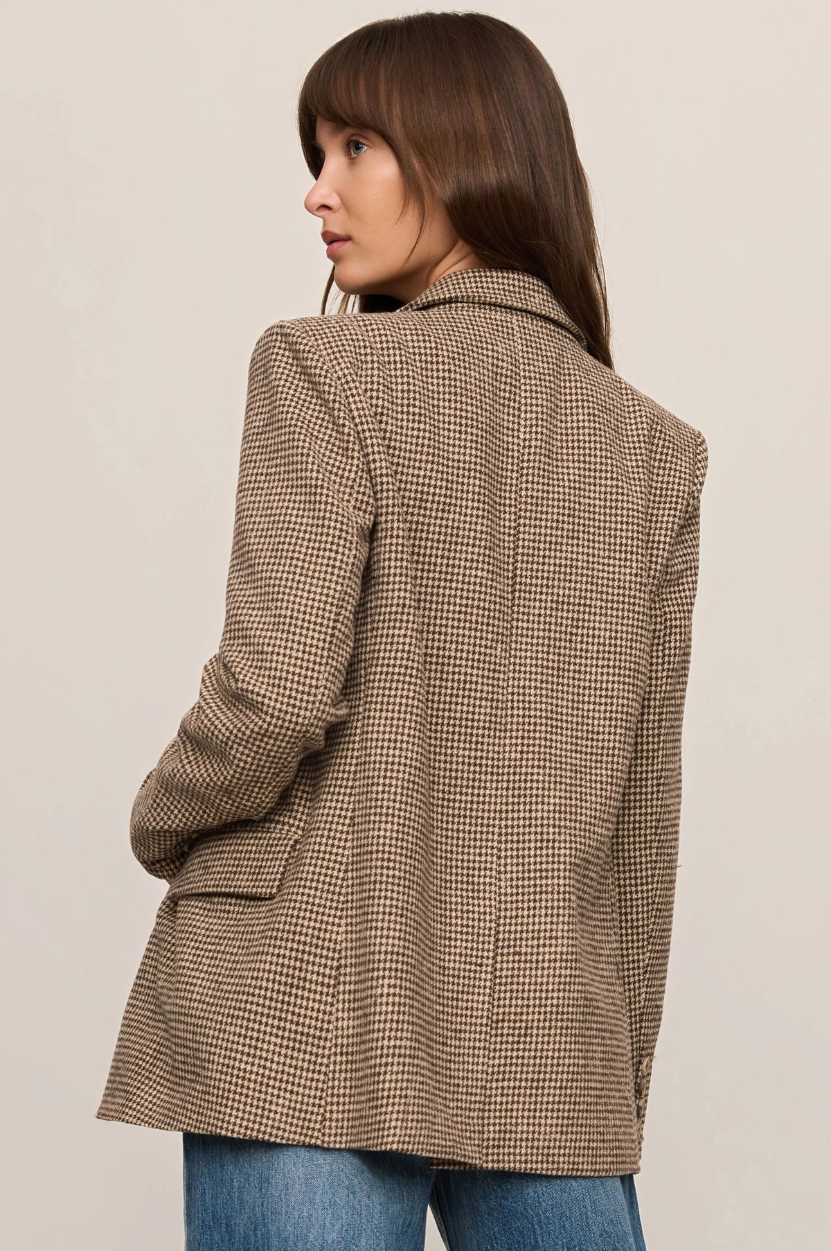 EVAN HOUNDSTOOTH BLAZER