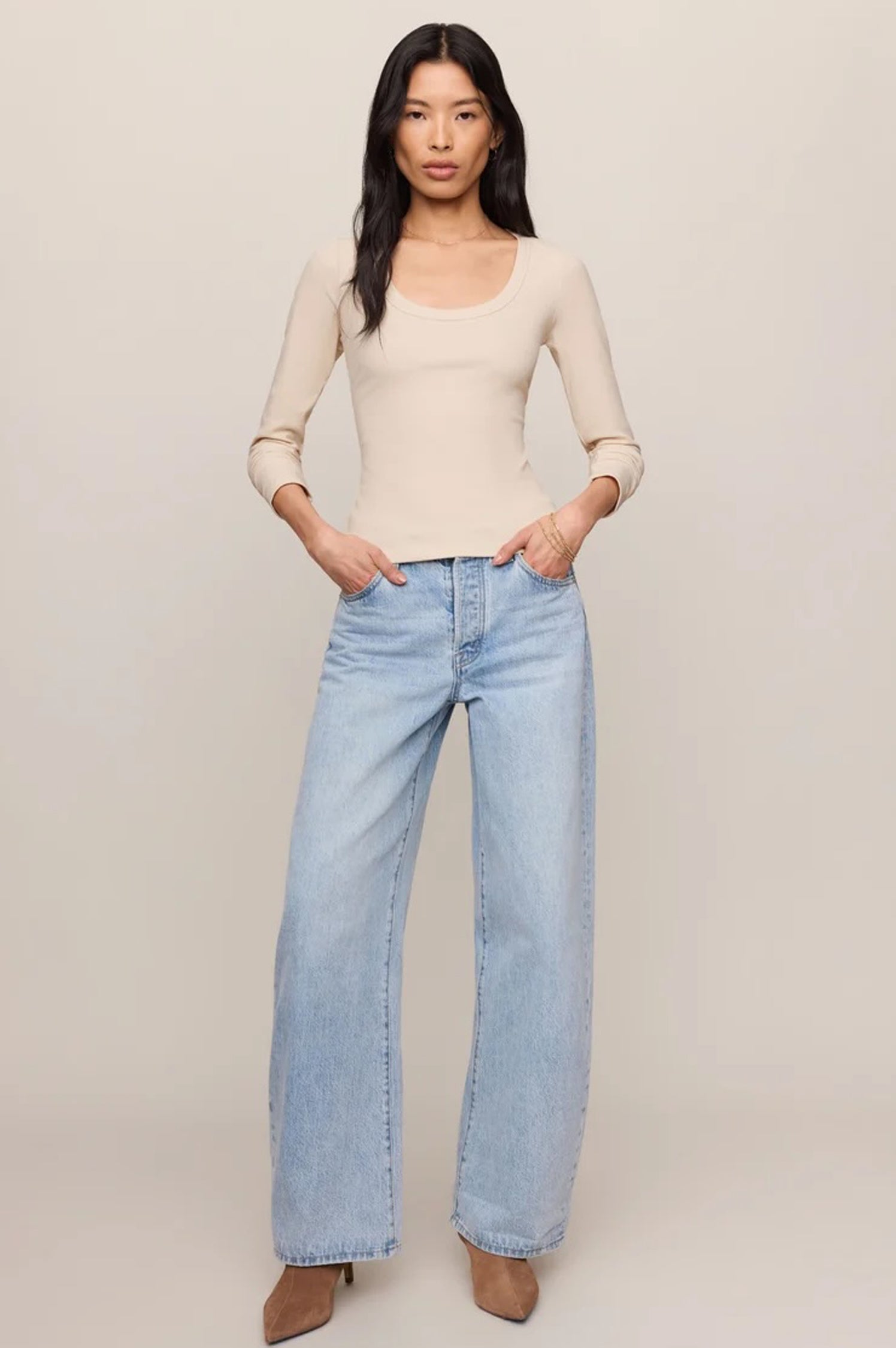 GREYSON SCOOP LS TEE