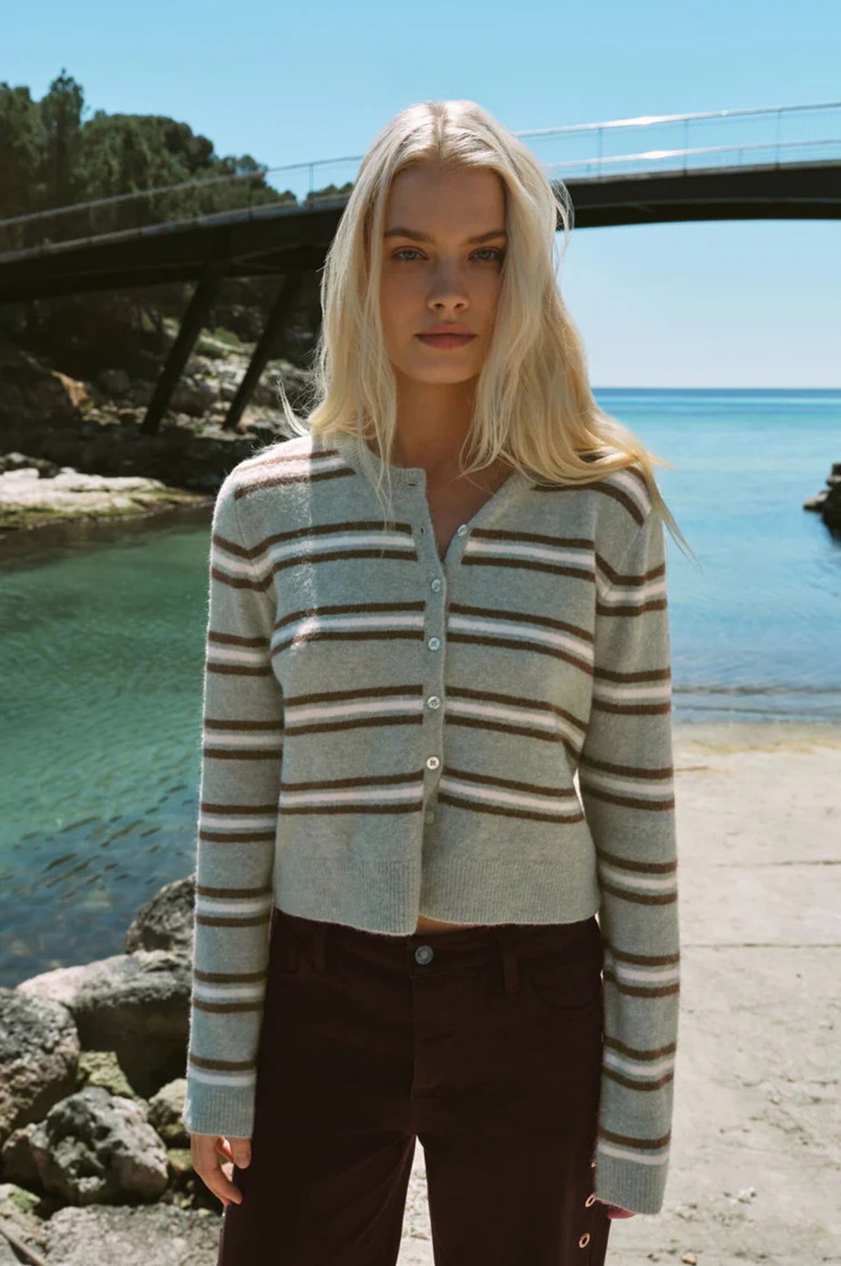 Medina Stripe Cardigan