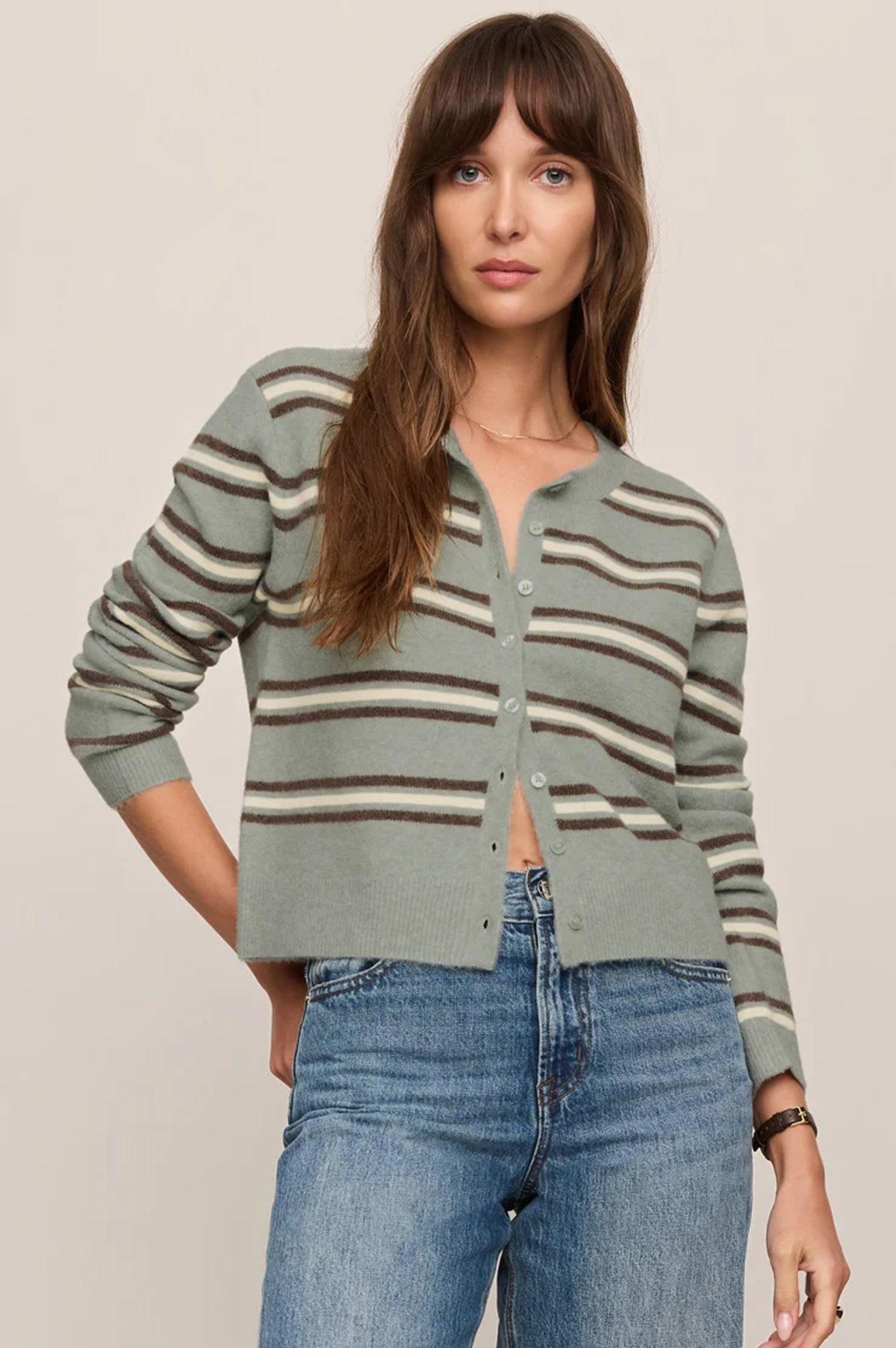 Medina Stripe Cardigan