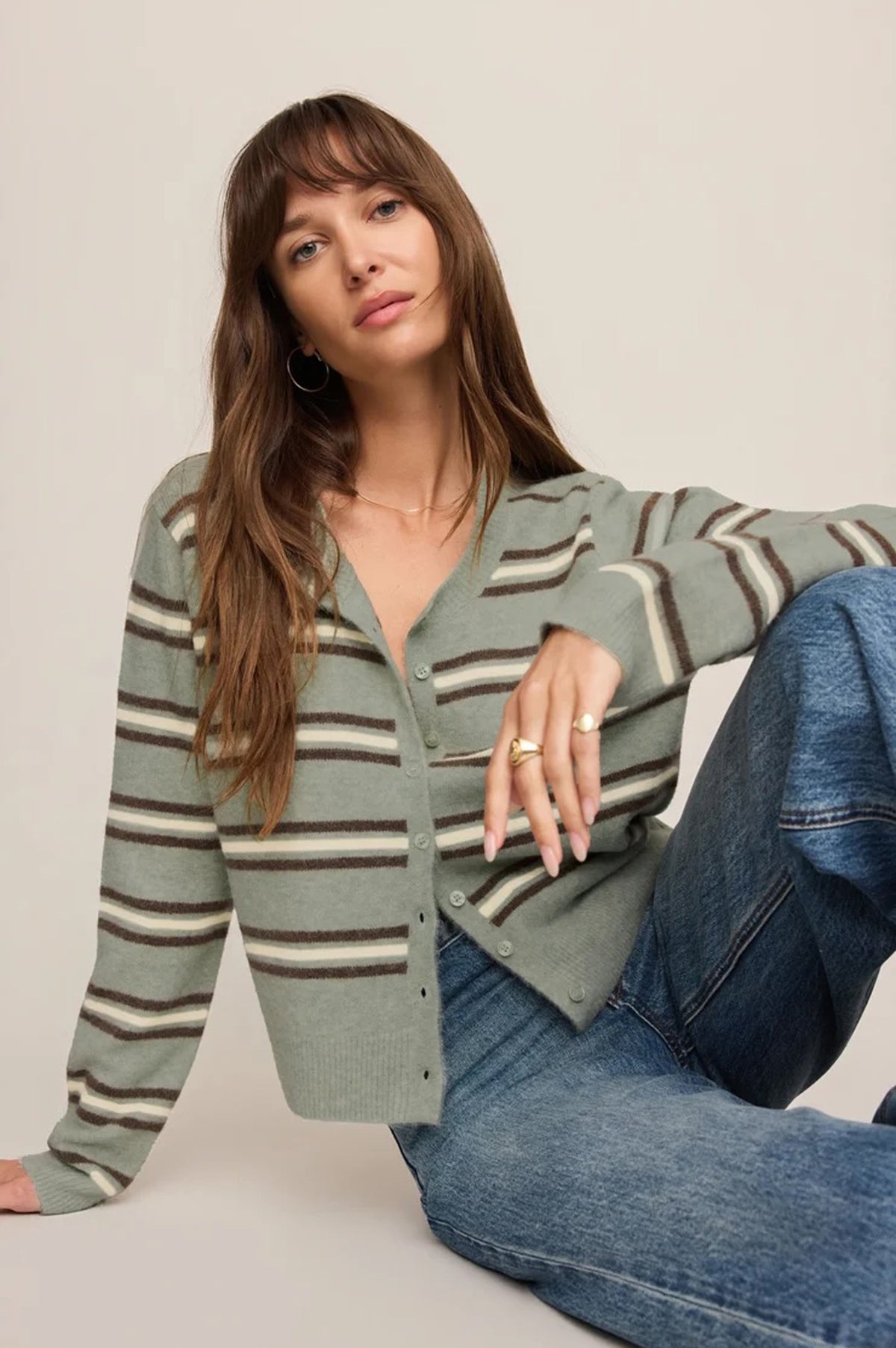 Medina Stripe Cardigan