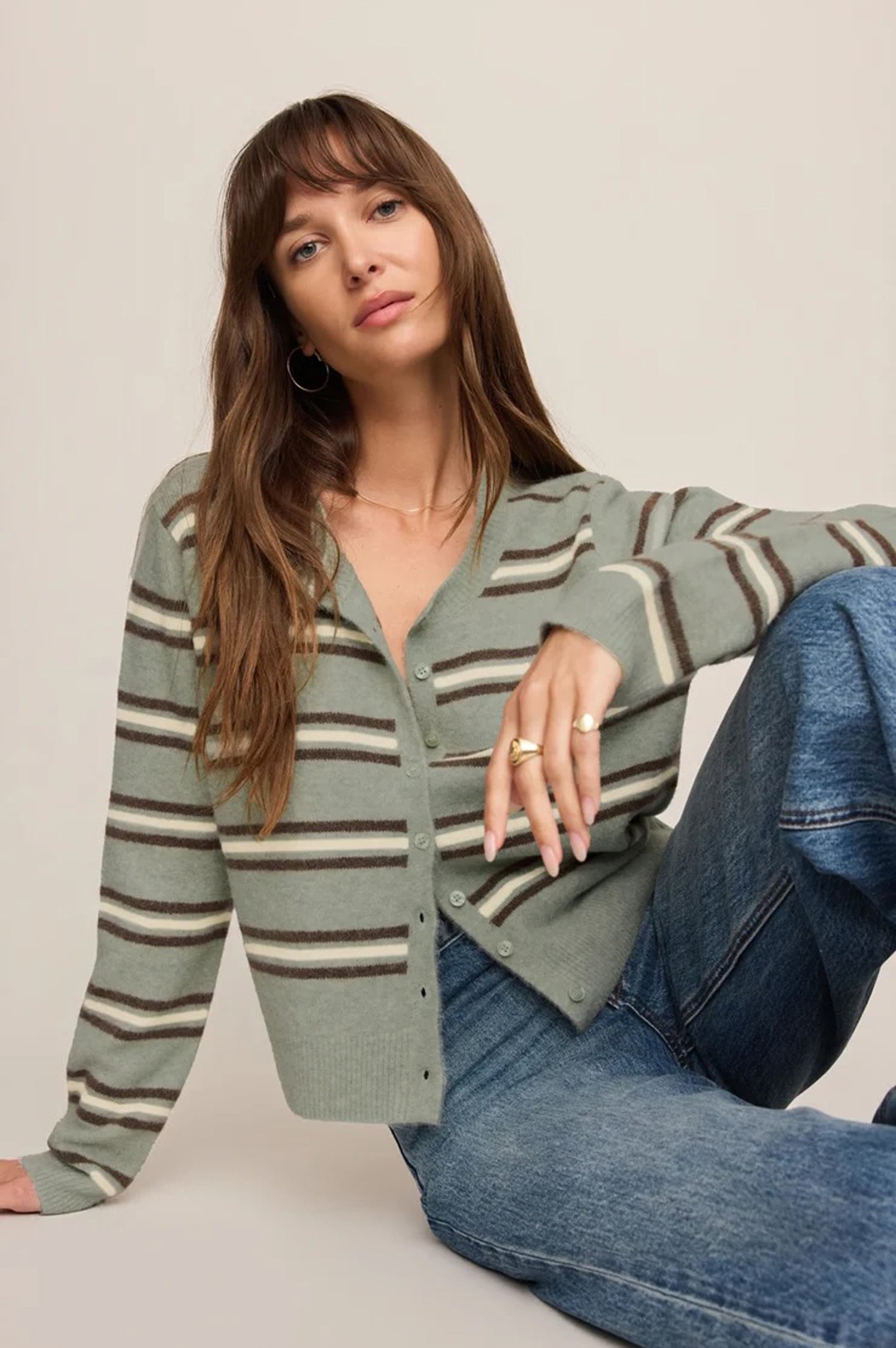 Medina Stripe Cardigan