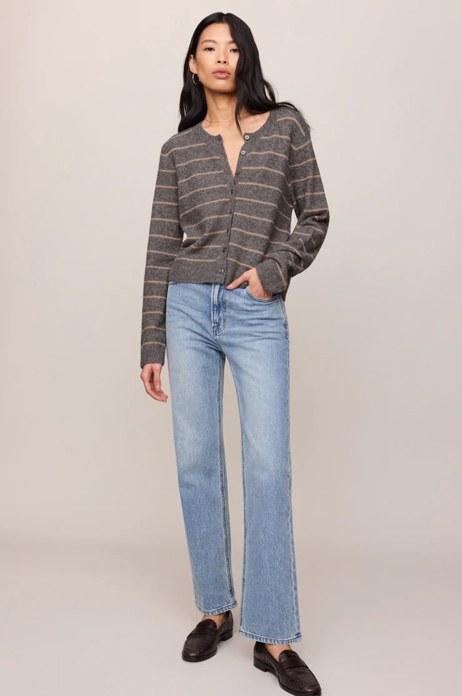 Medina Stripe Cardigan