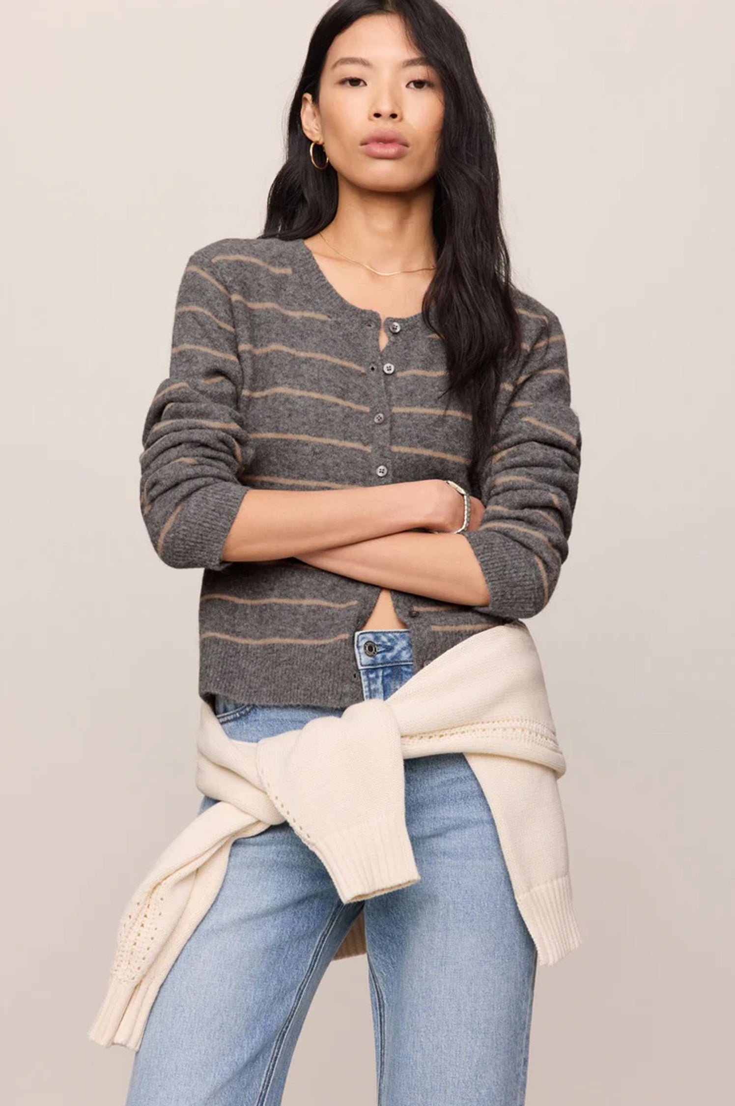 Medina Stripe Cardigan