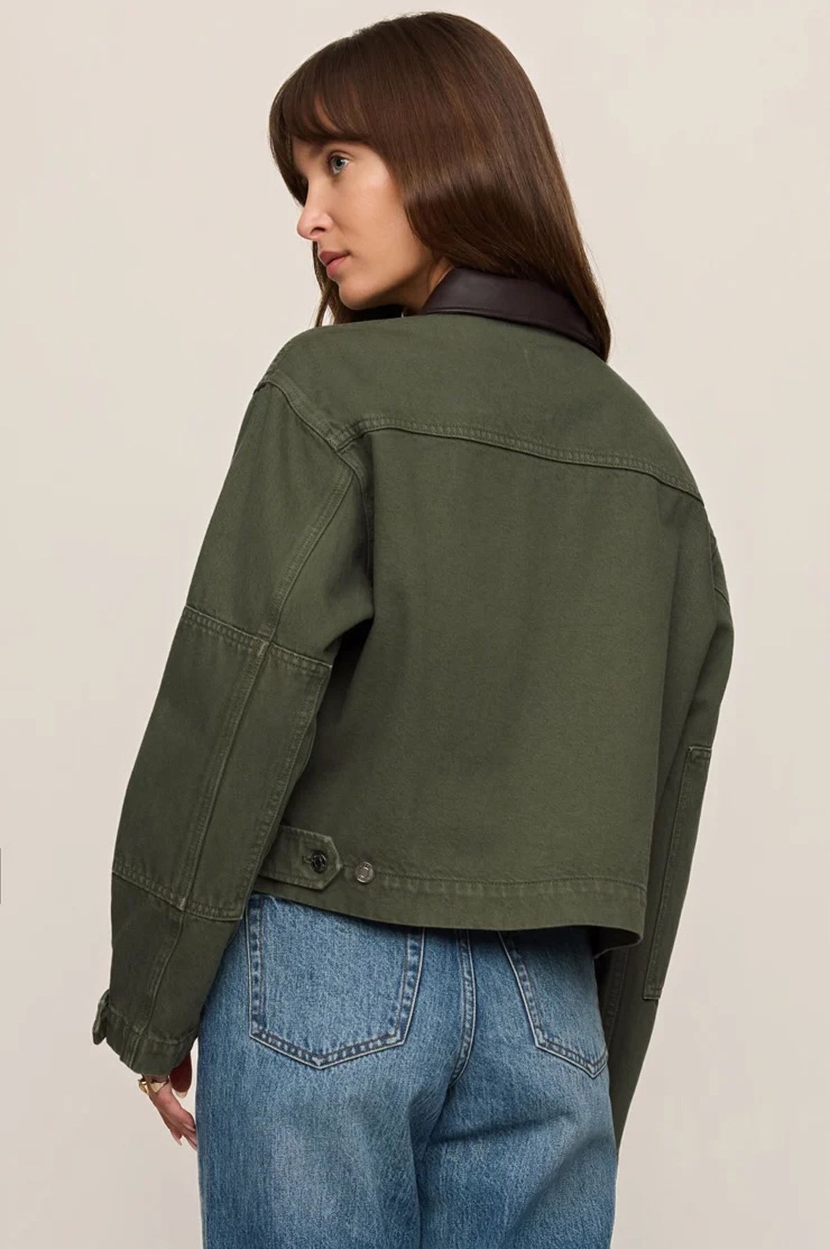REY CROPPED CHORE JACKET