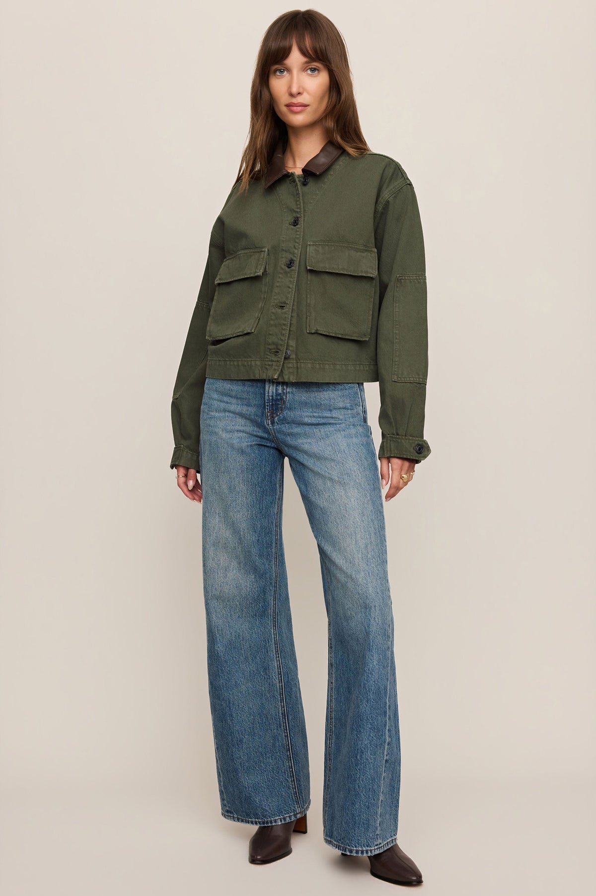 REY CROPPED CHORE JACKET
