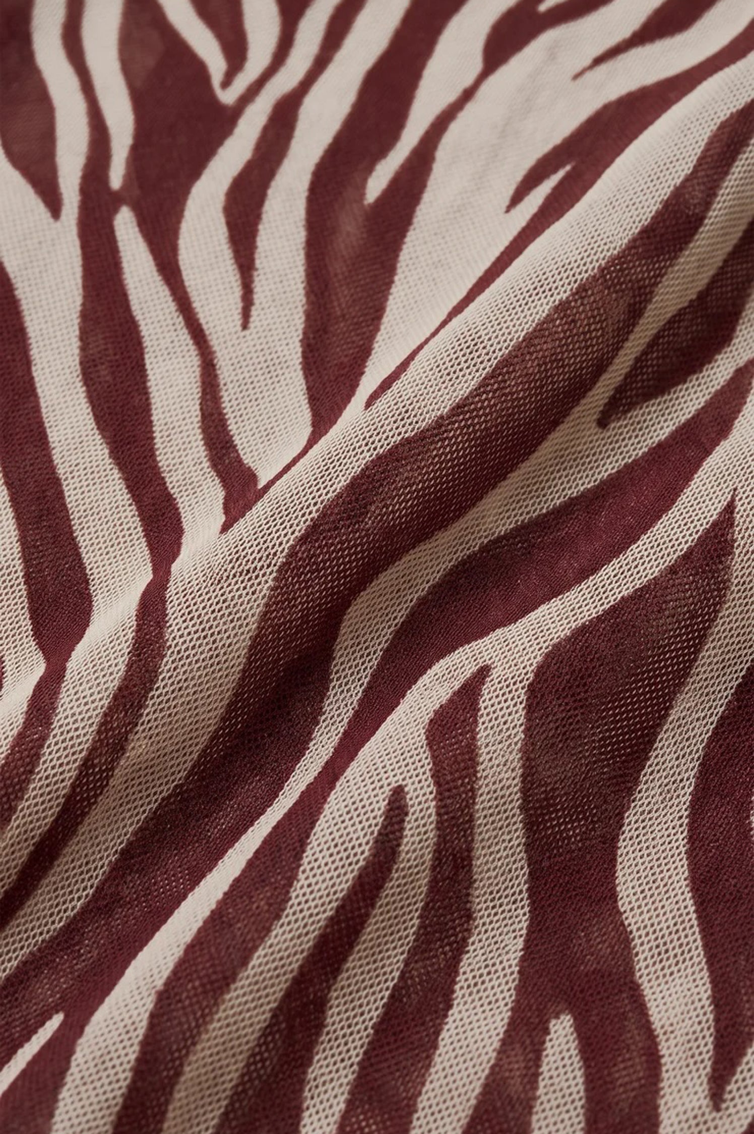 SEVILLA ZEBRA MESH MIDI DRESS