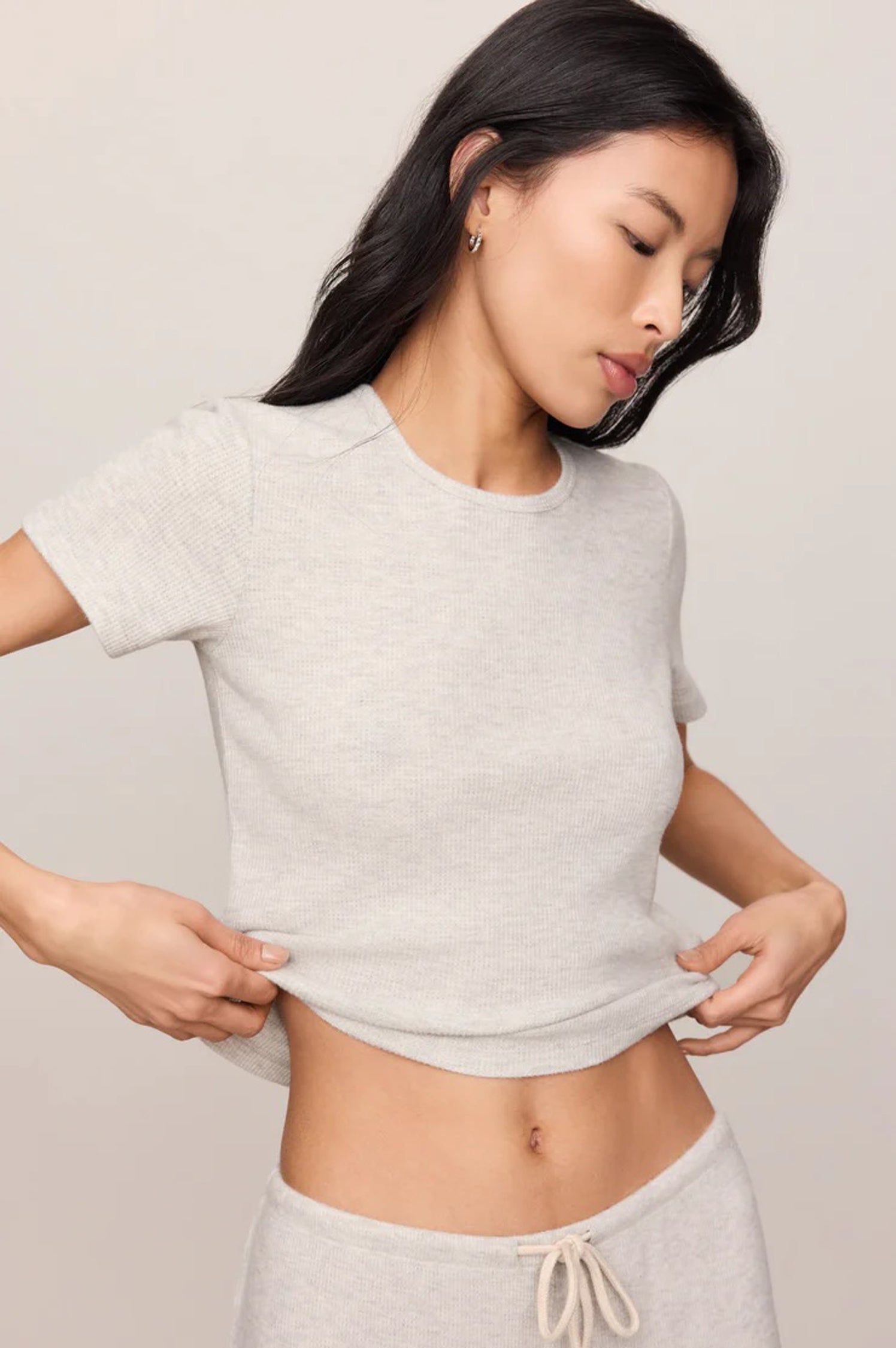 Waffle Brushed Tee