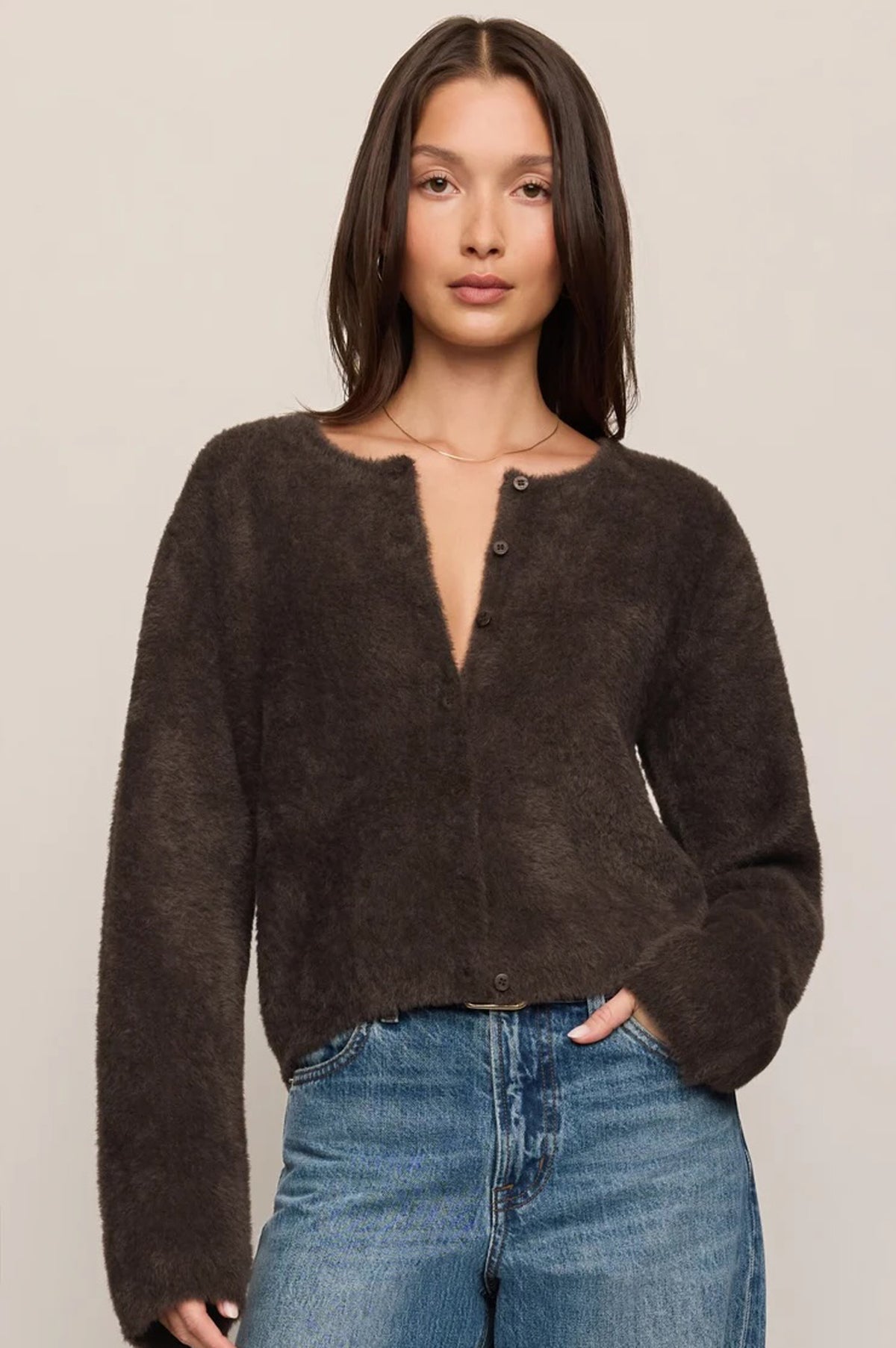 WINTERGLOW FLUFFY CARDIGAN