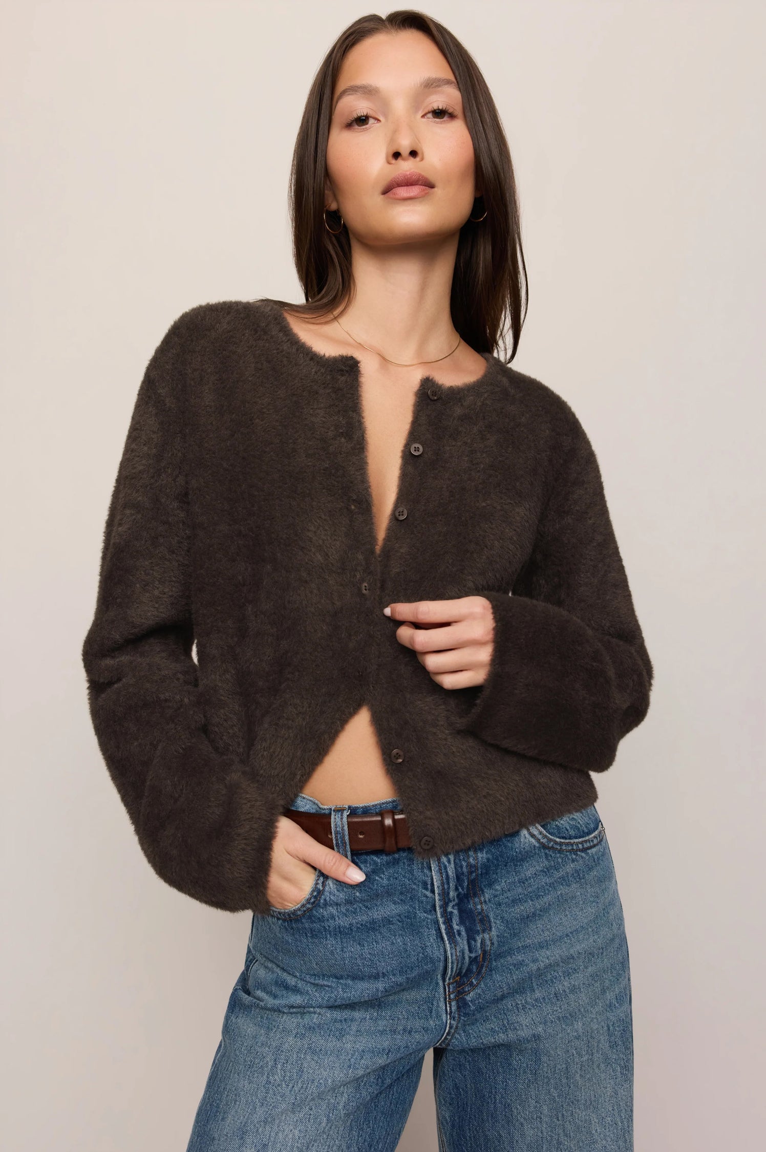 WINTERGLOW FLUFFY CARDIGAN